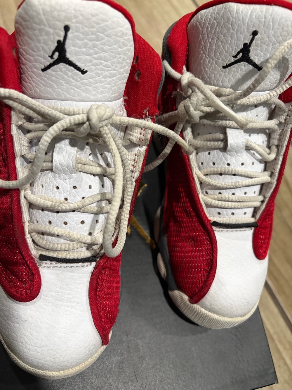 Jordan 13 Retro Gym Red/Black-Flint Gray-White sneakers in US 11C - Picture 10 of 14